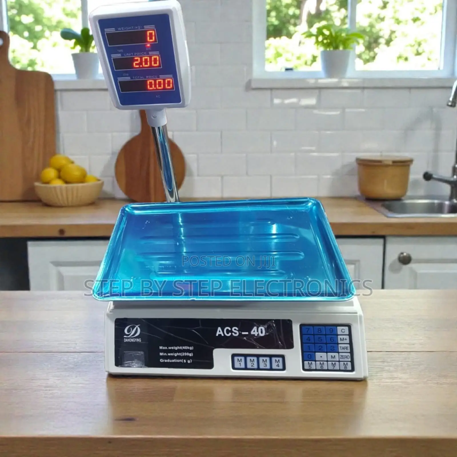 Acs 40 Digital Rechargeable 40kgs Price Computing Led Scale