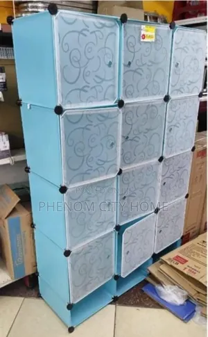 3 Column Plastic Wardrobe a Available