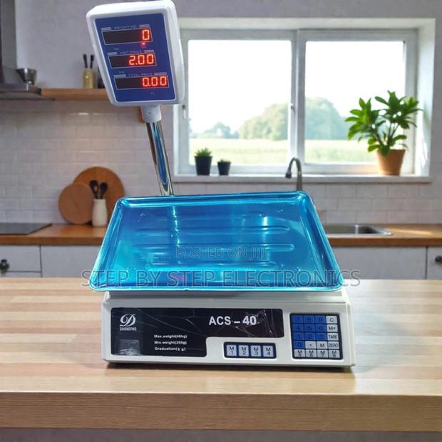 Acs 40 Electronic 40kgs Led Digital Price Computing Scale