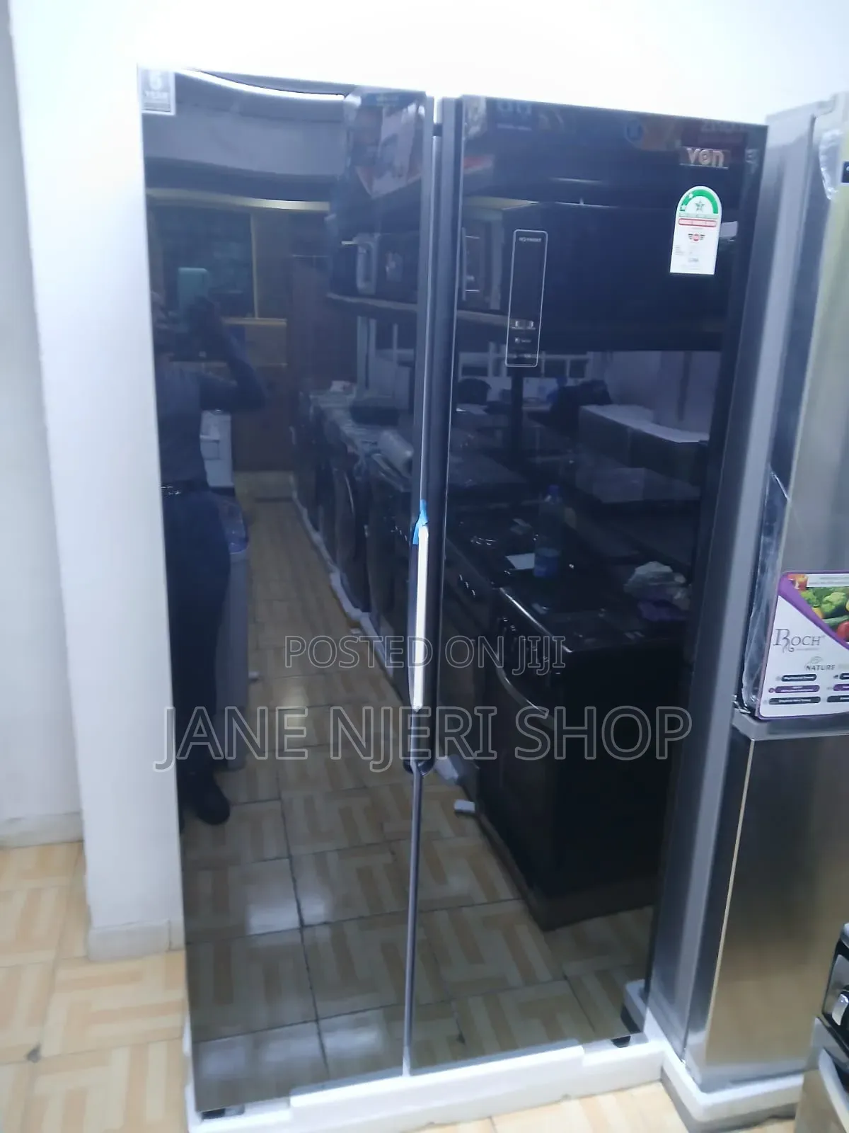 Von Sode By Side 429 Liters 2 Door Fridge