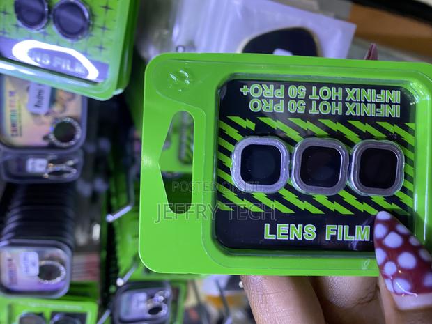 Infinix Hot 50 Pro - Silver - Ring Lens Camera Lens Protector - main view