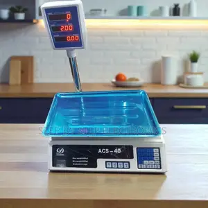 Acs 40 40kgs Led Digital Price Scale Rechargeable Battery