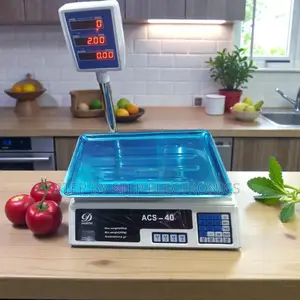 Acs 40 Up to 40kgs Electronic Price Scale Durable Quality Led Display