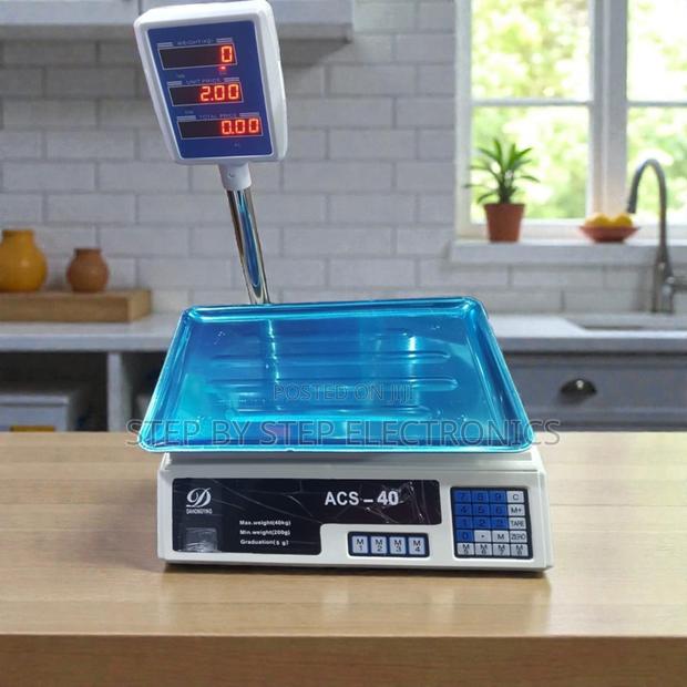 Acs 40 40kgs Digital Price Computing Scale High Performance Design