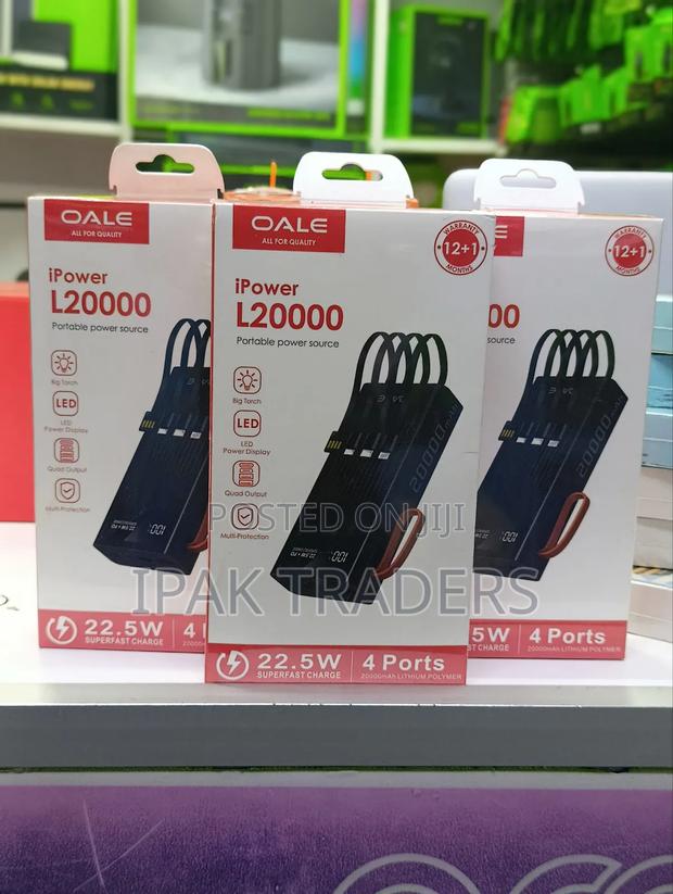 Oale 20000mah 22.5wPowerbank