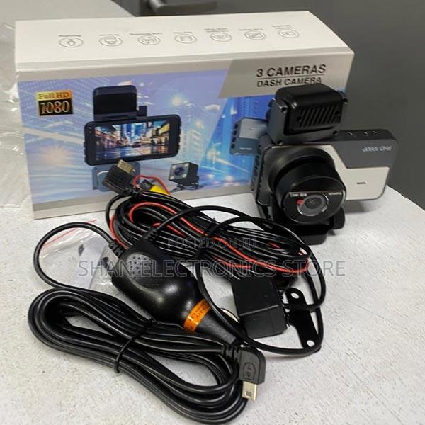 Dash Cam Front Rear 3" Screen With 24h Night Vision Parking Monitor