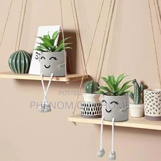 Floating Shelf Decor Plants - thumbnail 2