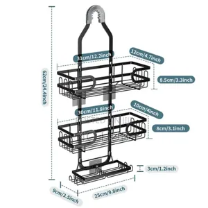 Shower Organizer Rack Premium Wall-Mounted