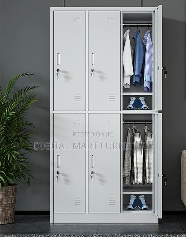 Six Chamber Locker Storage Cabinet