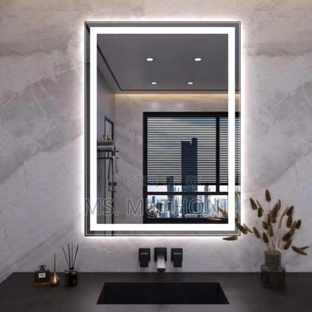 Touch Control White Light Led Bathroom Mirror (60*80)