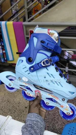 Skates With Rubber Wheels