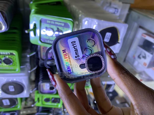 Zyxo Glitter Camera Lens Ring Guard Protector for Infinix Smart 10 - thumbnail 3