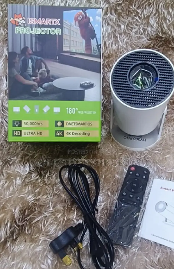 Hy300 Pro 1080p Android 11 Wifi Bluetooth Portable Projector