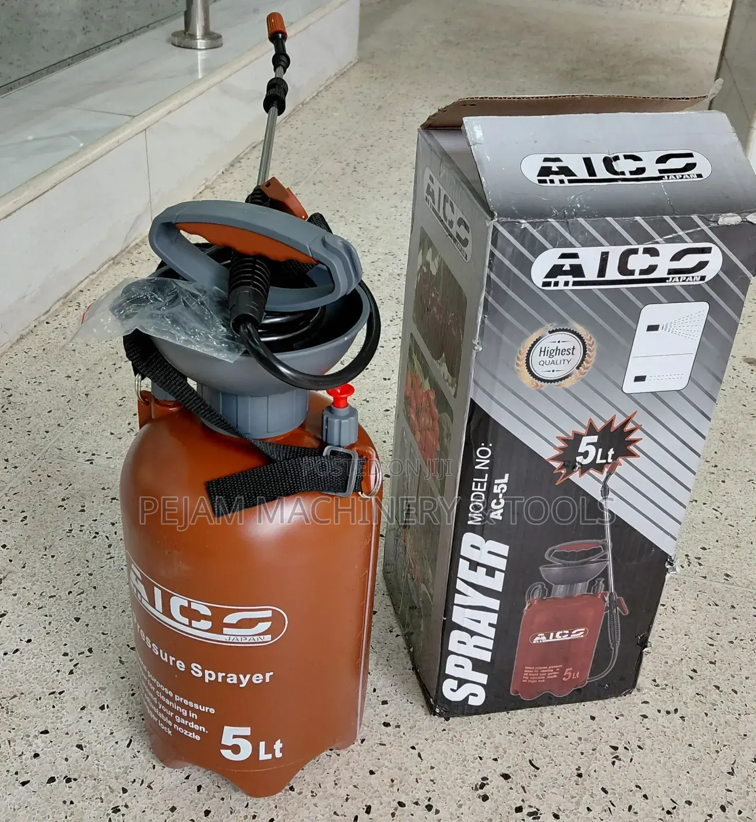 Aico Japan 5-Liter Pressure Sprayer (Model Ac-5l).