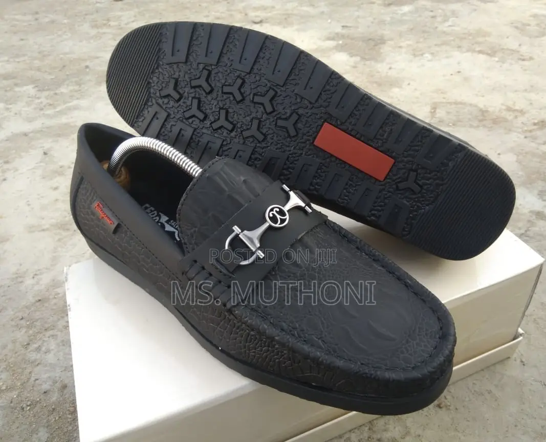 Black Ferragamo Loafers Size 39-45
