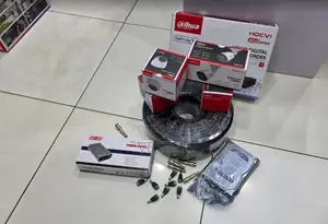 1080p Full Kit Dahua 4 CCTV Cameras Complete System Package Kit