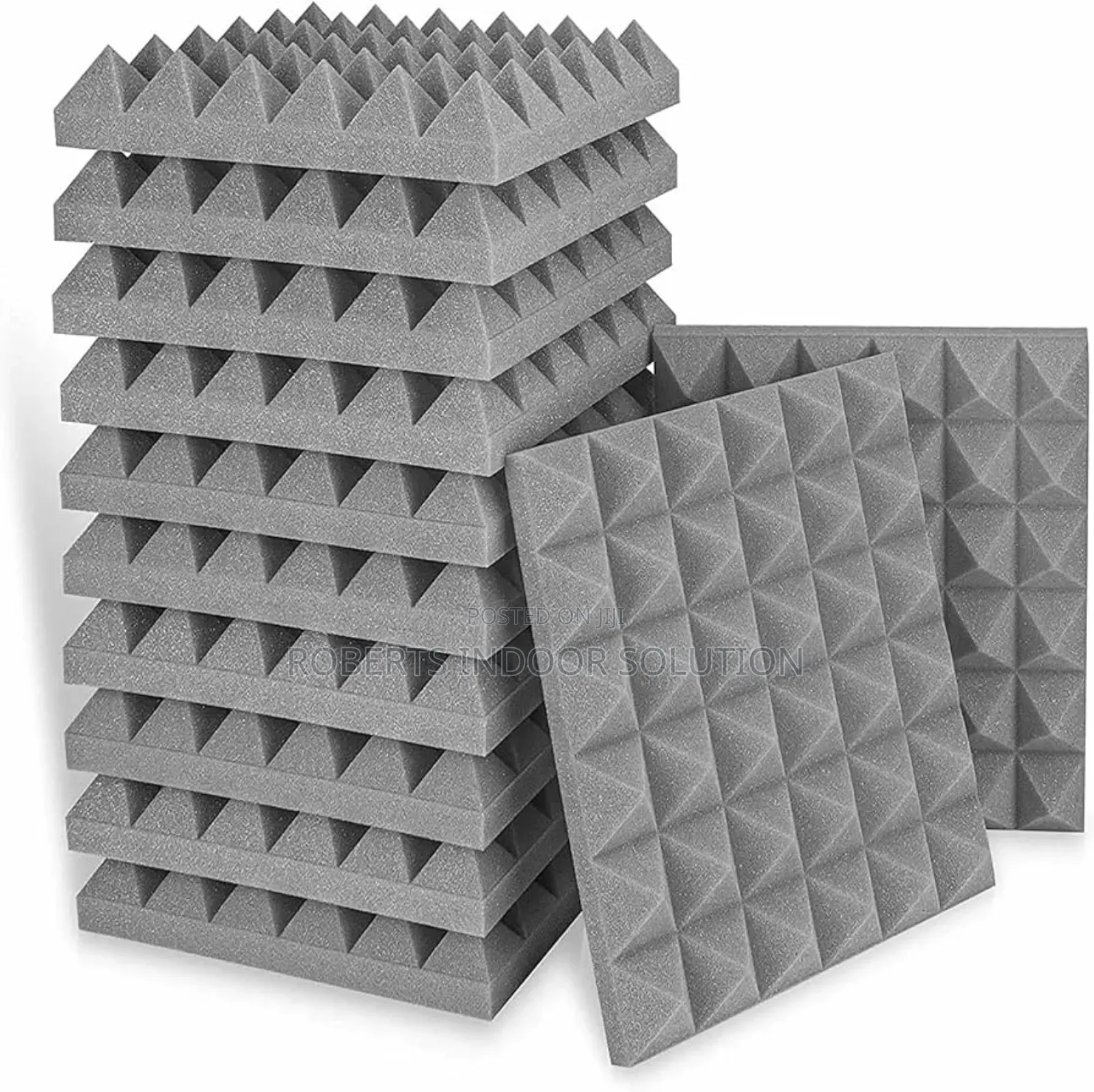 Grey Soundproof Panels for Home Studio