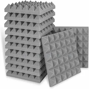 Grey Soundproof Panels for Home Studio