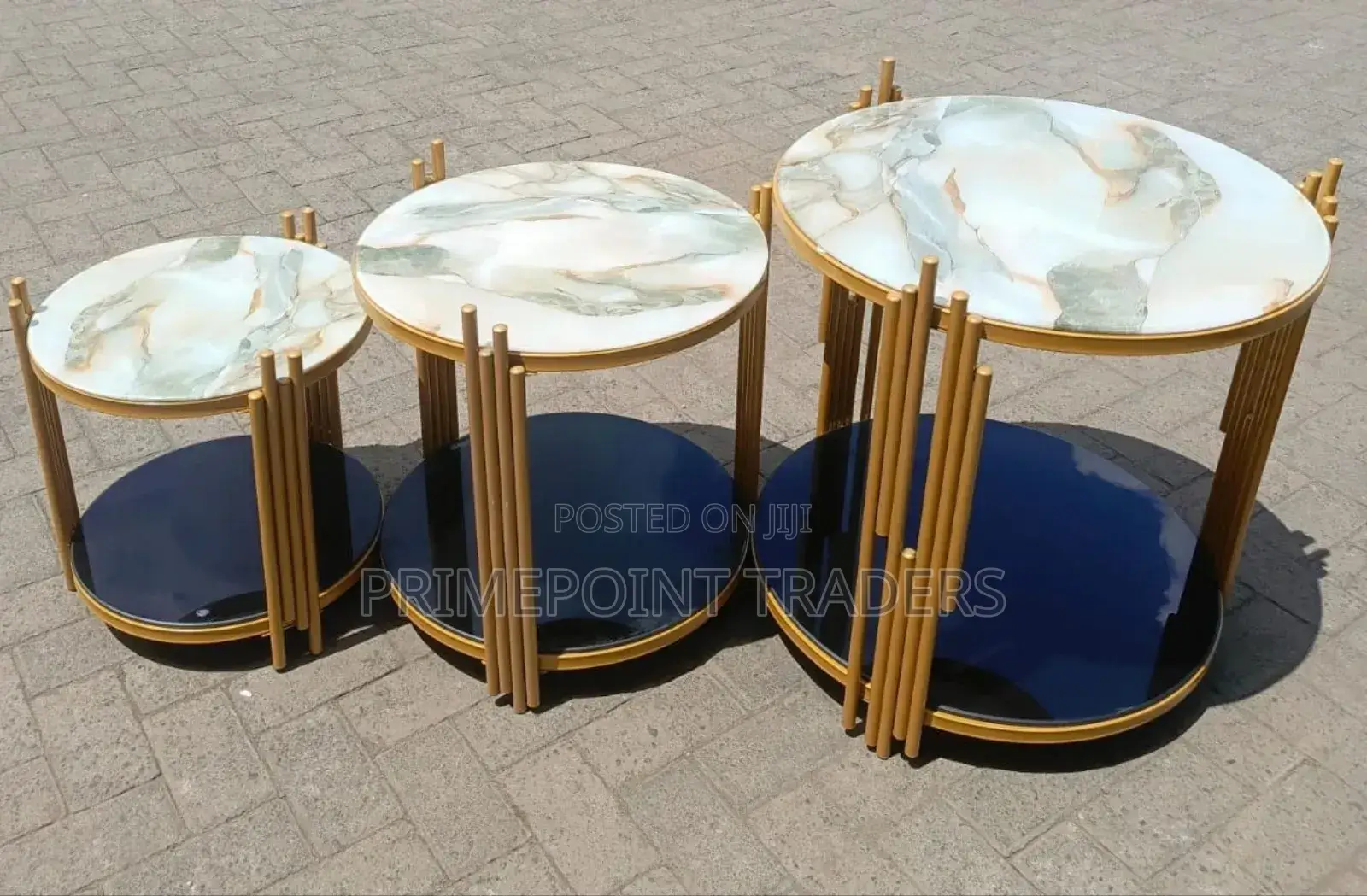 Multifunctional Pure Marble Table for Elegant Living