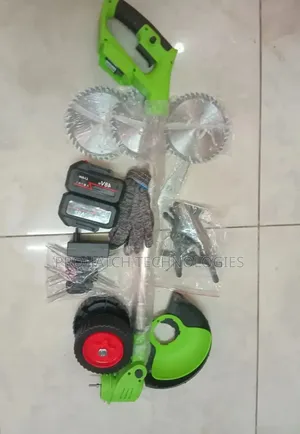 Cordless Grass Cutter With Two Batteries