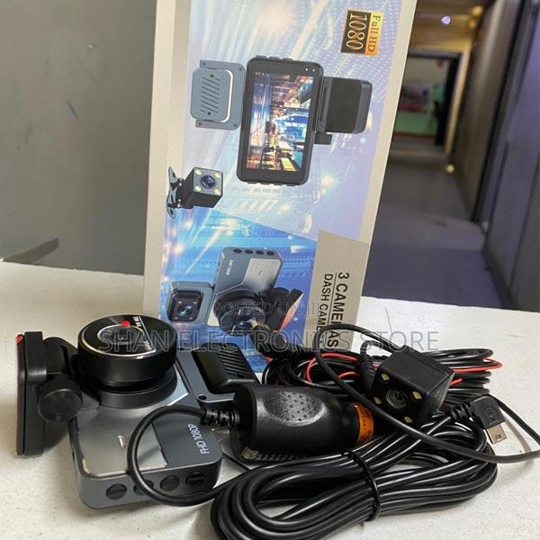 Three-Way High Definition 1080p Dashcam Riple View Dash Camera
