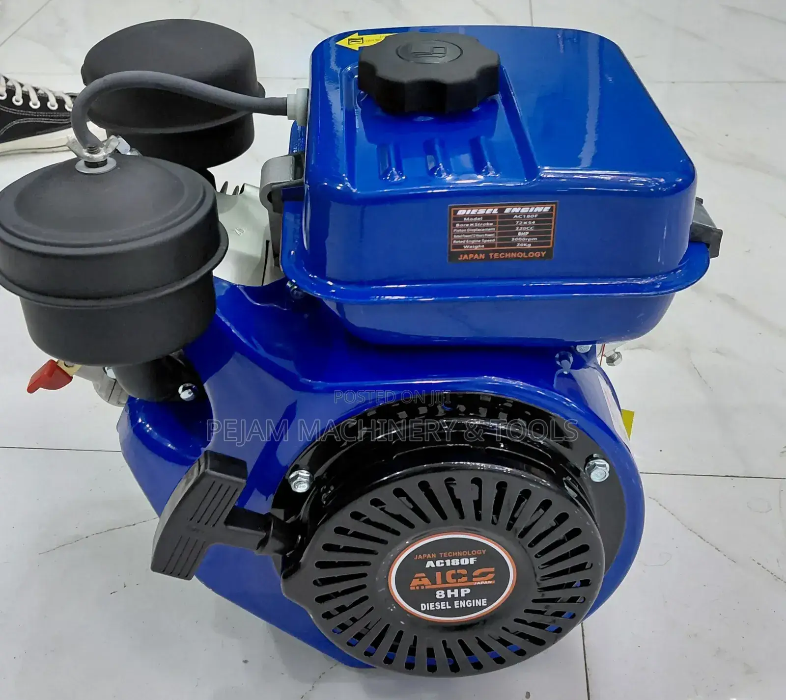 8hp Aico Japan Ac180f Diesel Engine