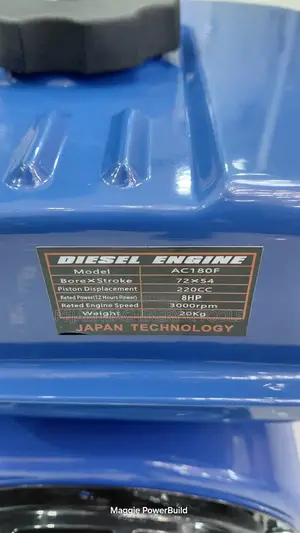 8hp Aico Japan Ac180f Diesel Engine