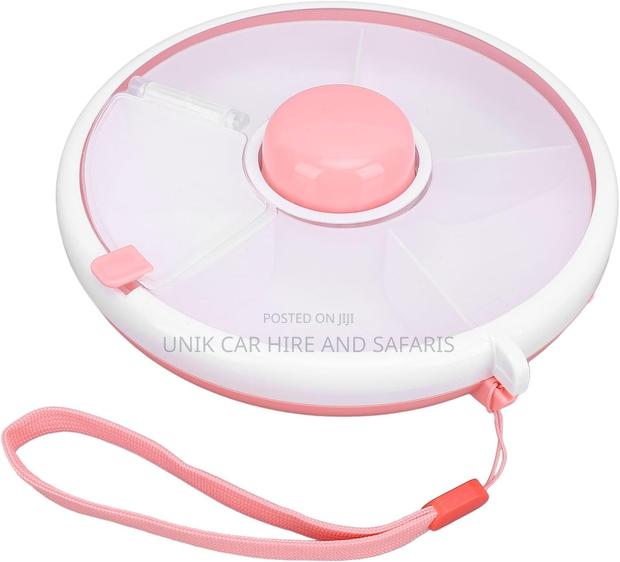 Spinner Snack Box - Pink / Green - For Toddlers - thumbnail 7