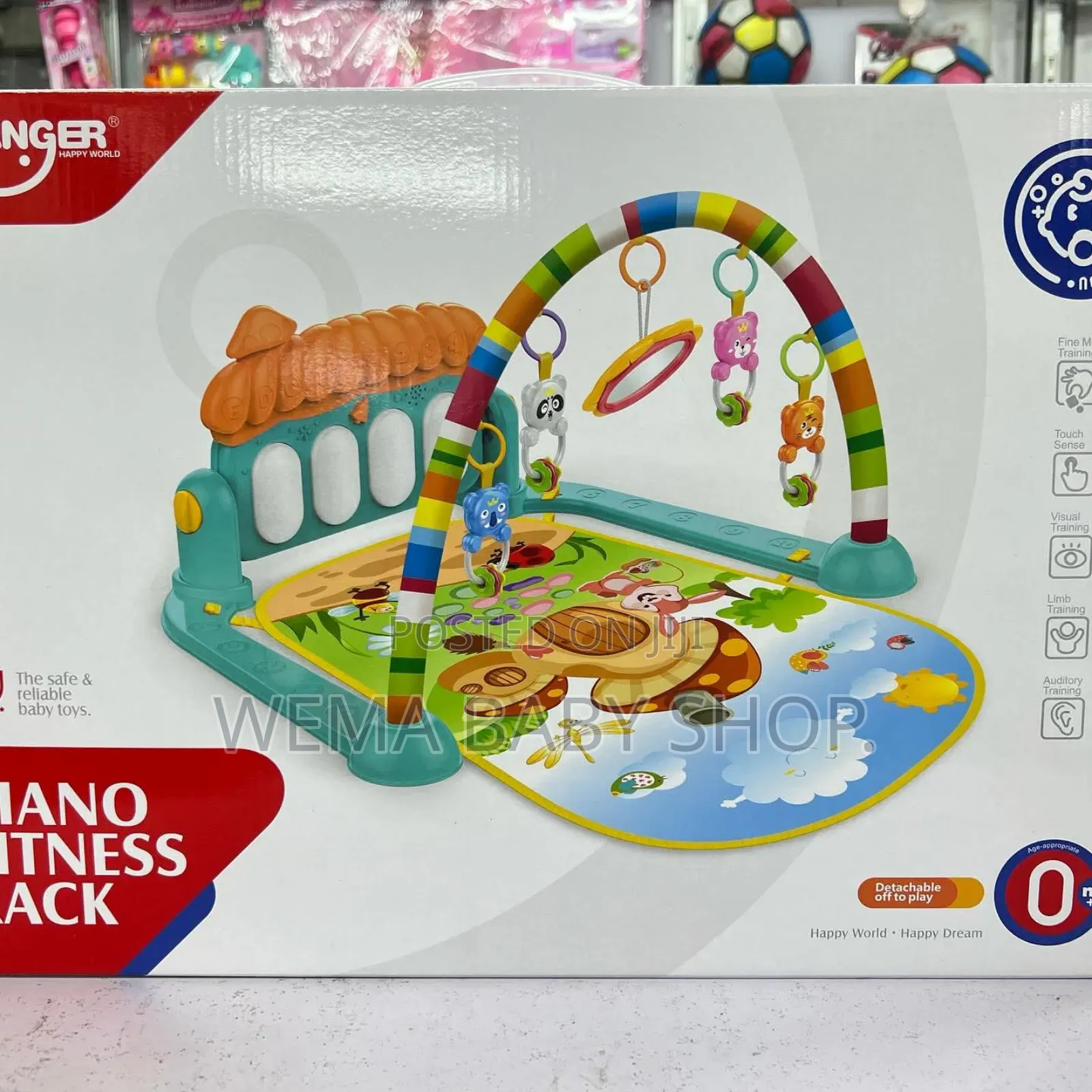 Baby Playing Piano Fitness/Gym Mat