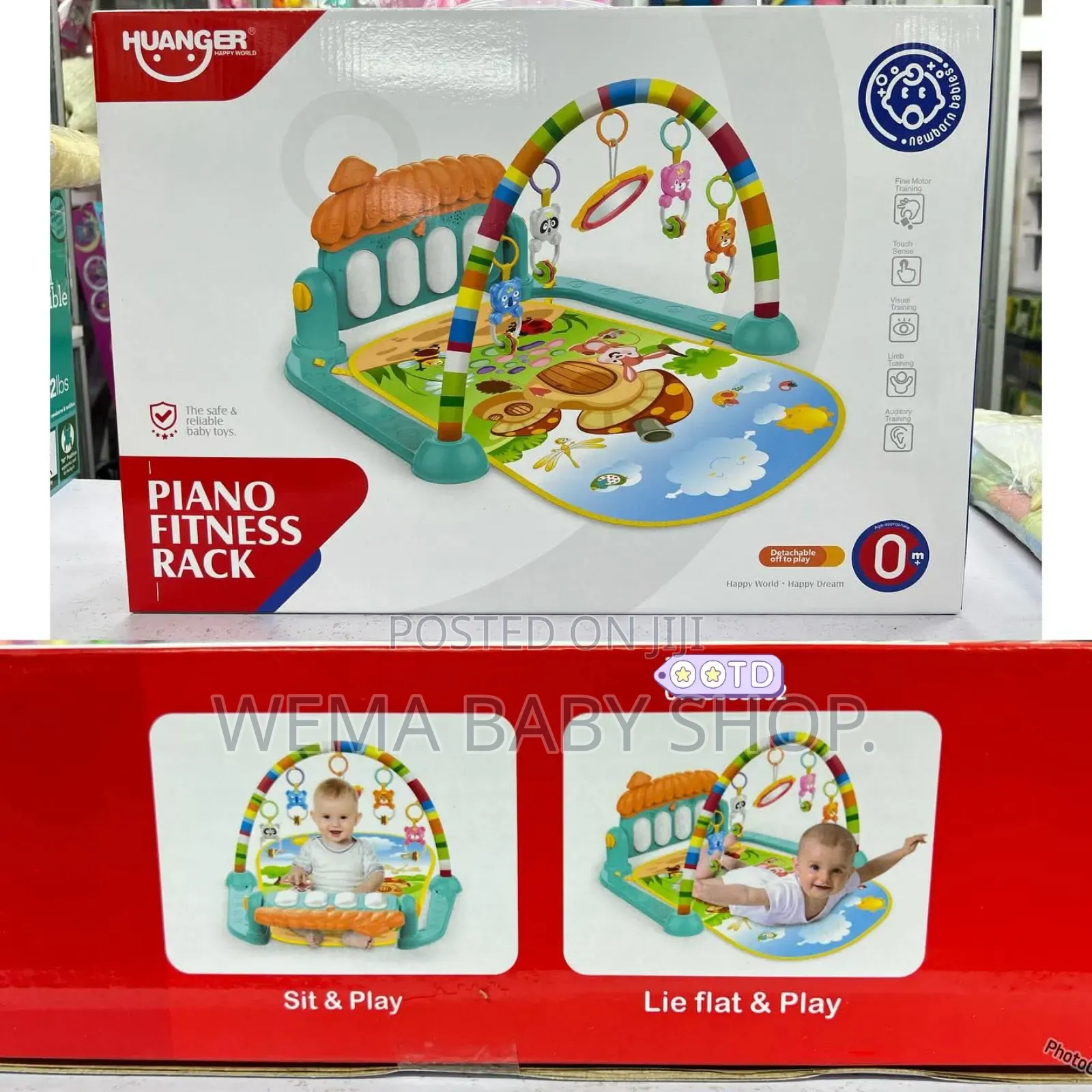 Baby Playing Piano Fitness/Gym Mat