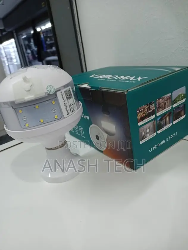 V380 Max Bulb Camera Intelligent 360-Degree PTZ Bulb CCTV