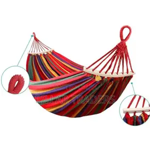 Red Stripped Outdoor Heavy Hammock