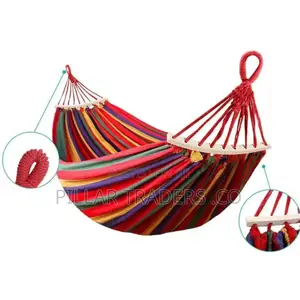 Red Stripped Outdoor Heavy Hammock