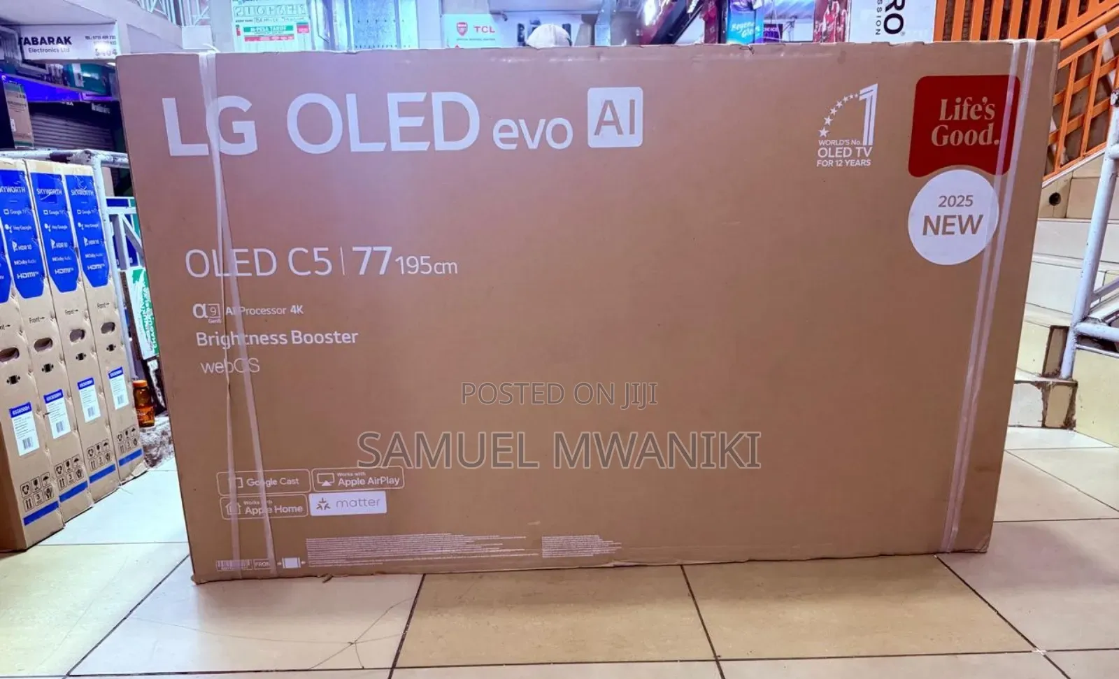 Lg 77" Oled Evo Ai C5 144hz Smart Tv Ai Magic Remote Webos25