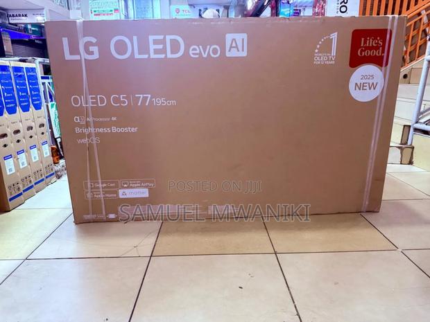 Lg 77" Oled Evo Ai C5 144hz Smart Tv Ai Magic Remote Webos25 - thumbnail 2
