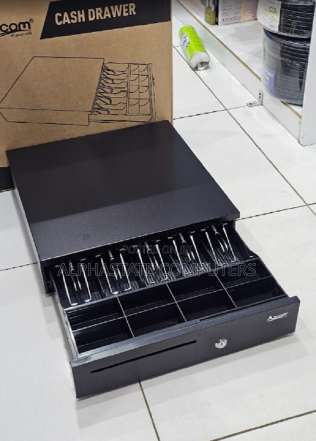 5 Bill 3 Coin Cash Drawer – Durable Metal Pos Register Drawer