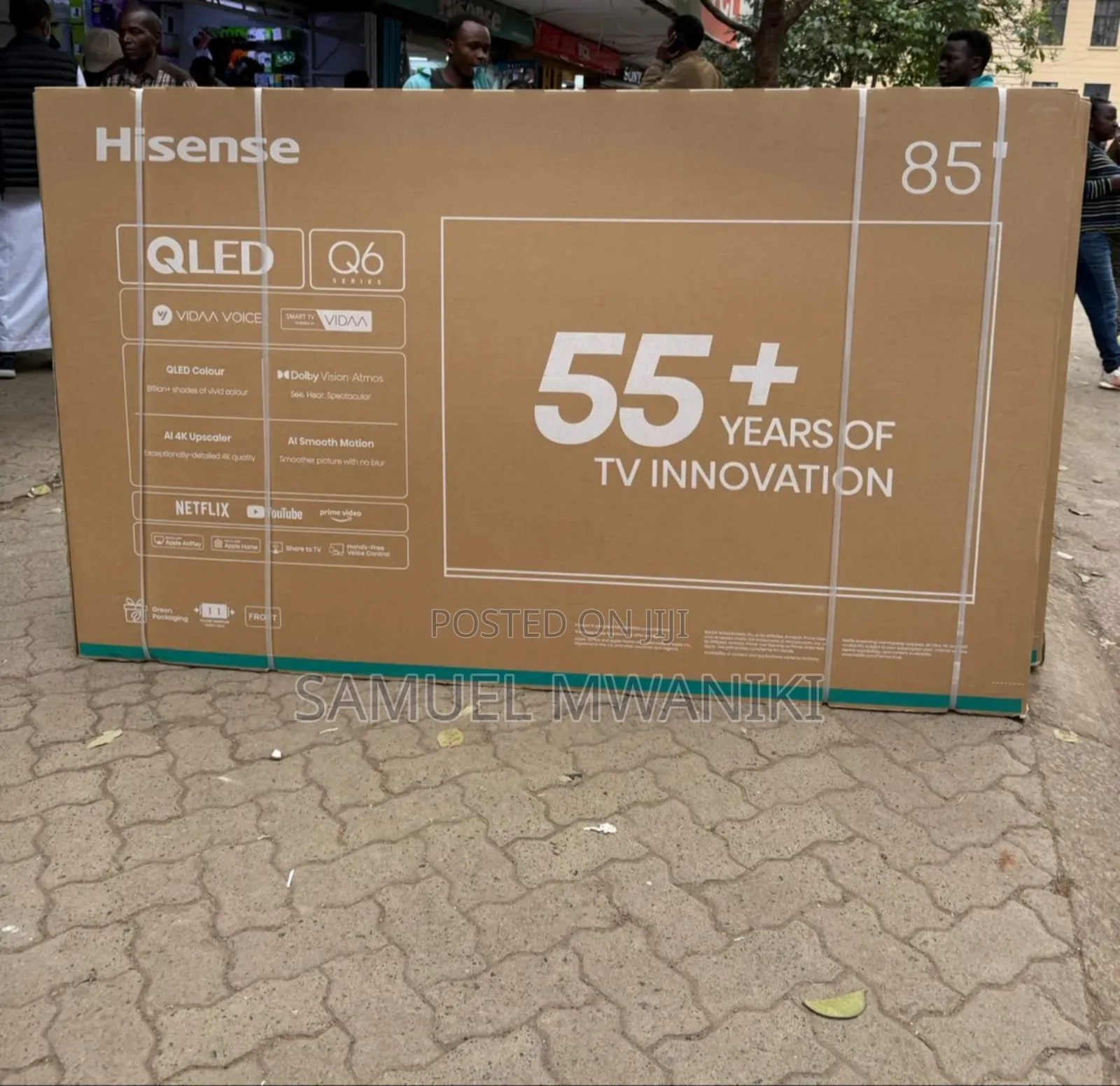 Hisense 85" Qled Uhd Vidaa Smart Tv Latest Model Frameless Screen