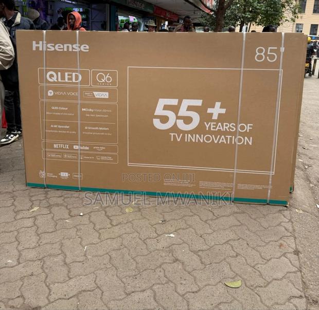 Hisense 85" Qled Uhd Vidaa Smart Tv Latest Model Frameless Screen - thumbnail 2