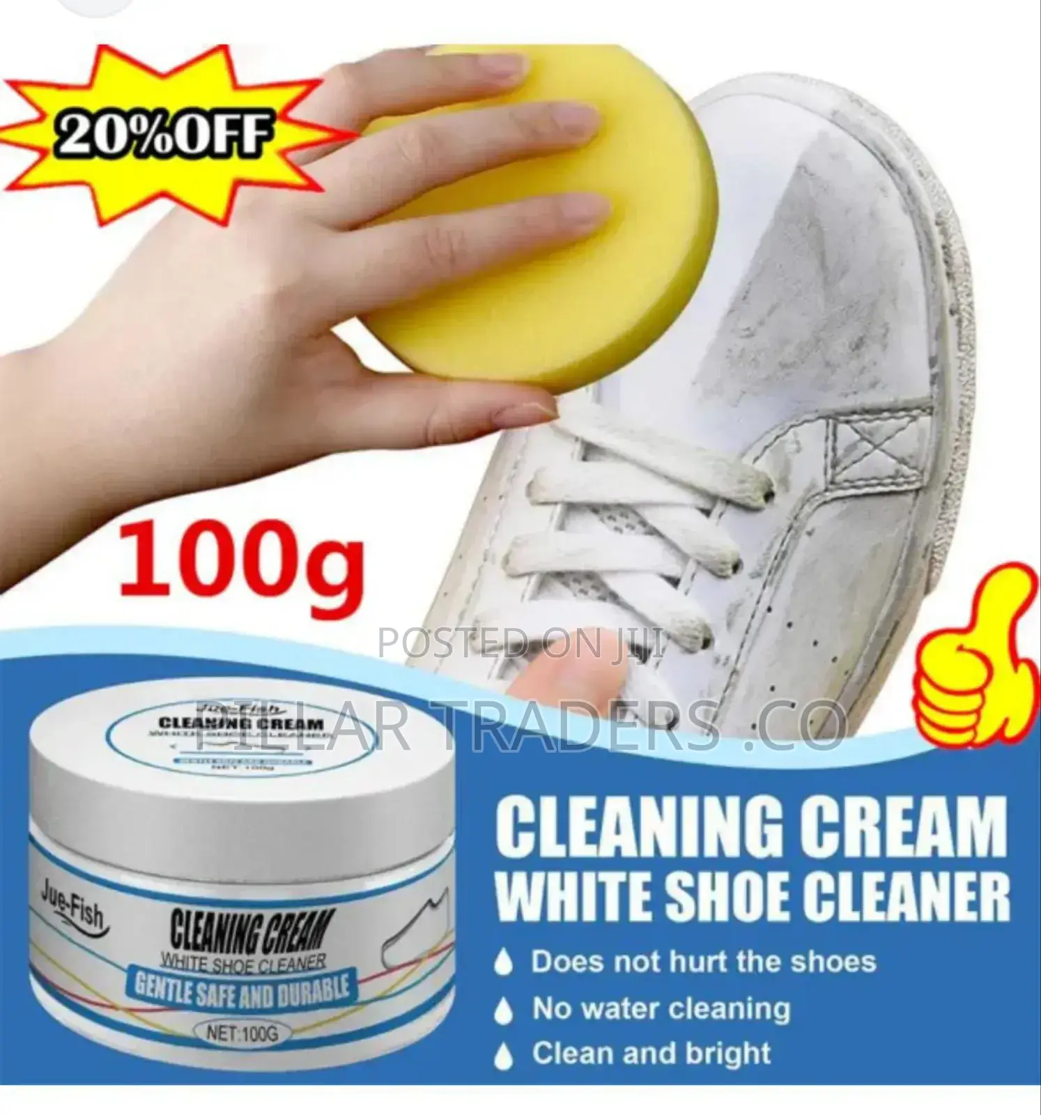 White Shoe Cleaning Cream
