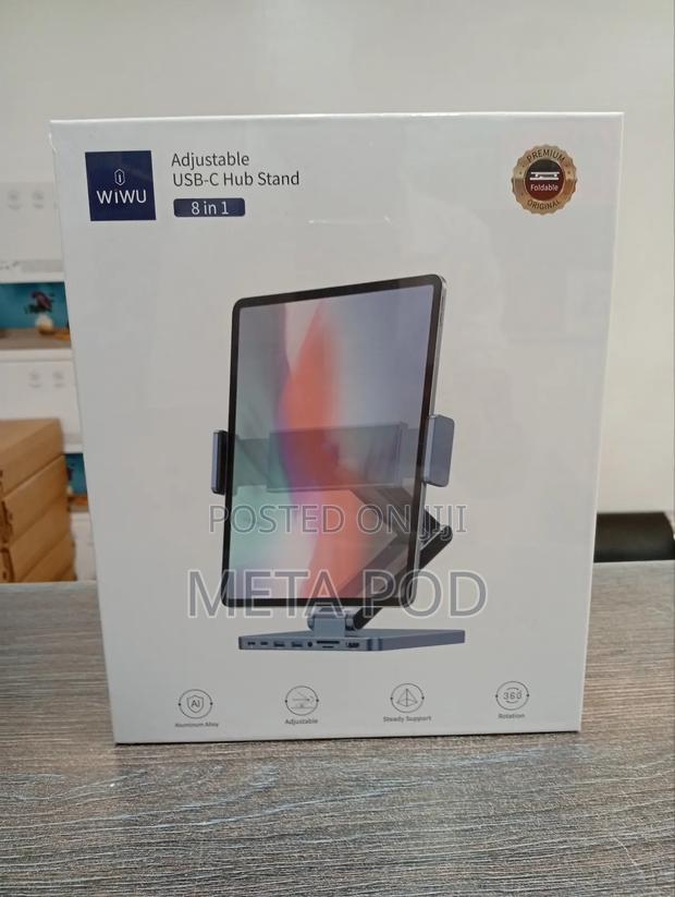 Wiwu Adjustable Usb-C Hub Stand 8 in 1 - main view
