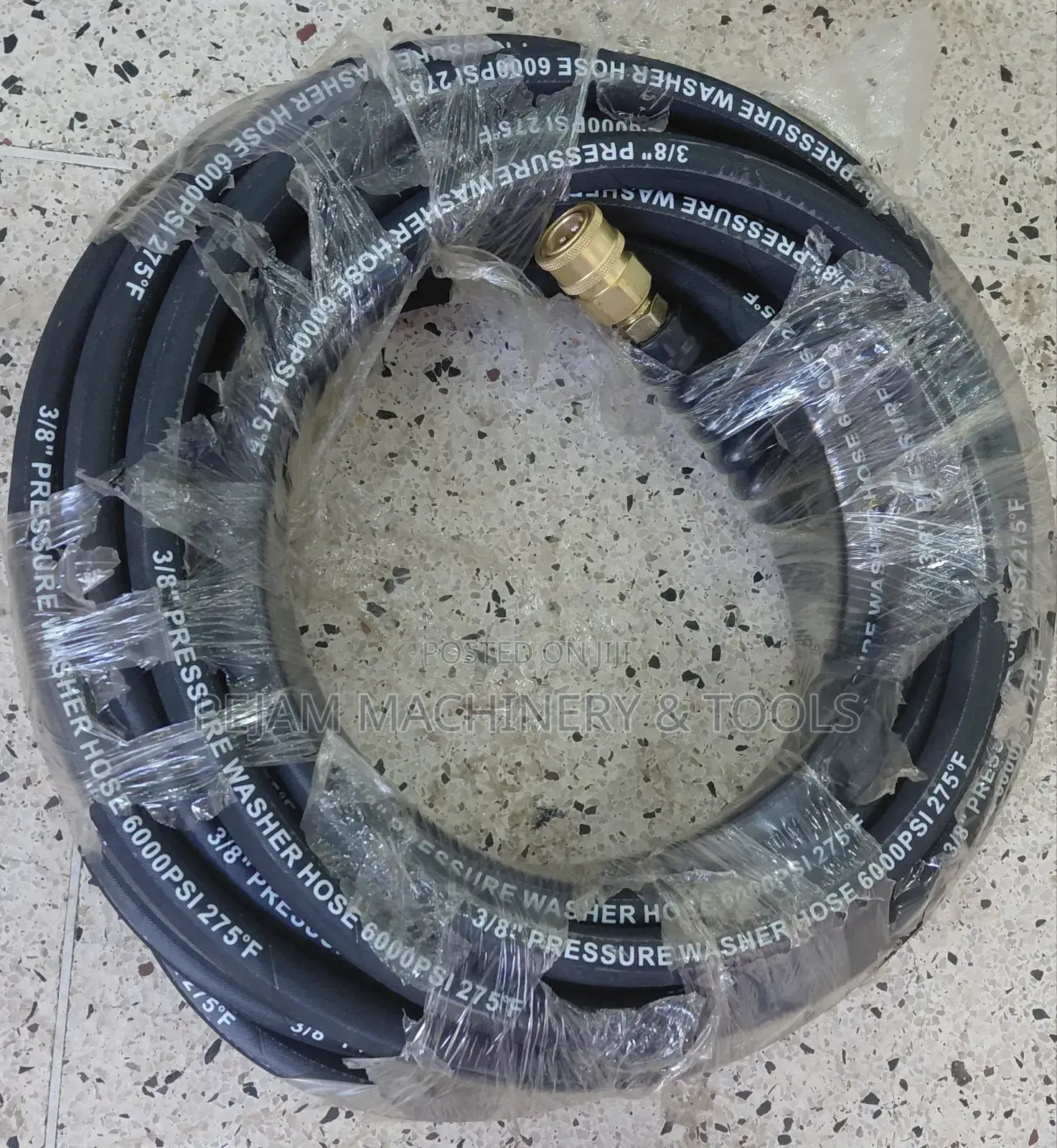 3/8" 6000psi R2 Heavy-Duty Pressure Washer Hose Pipe 15 Metres