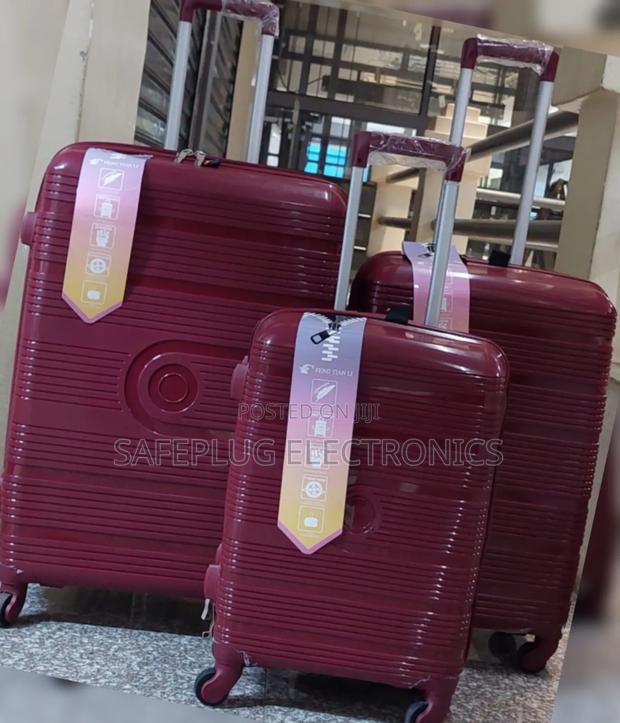 Unbreakable 3-Piece Pp Suitcase Set: 48cm, 57cm 63cm – - thumbnail 3