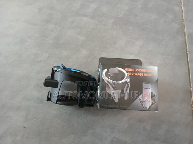 Car Phone Cup Holder – Dual Phone Slots + Cup/Pc Holder