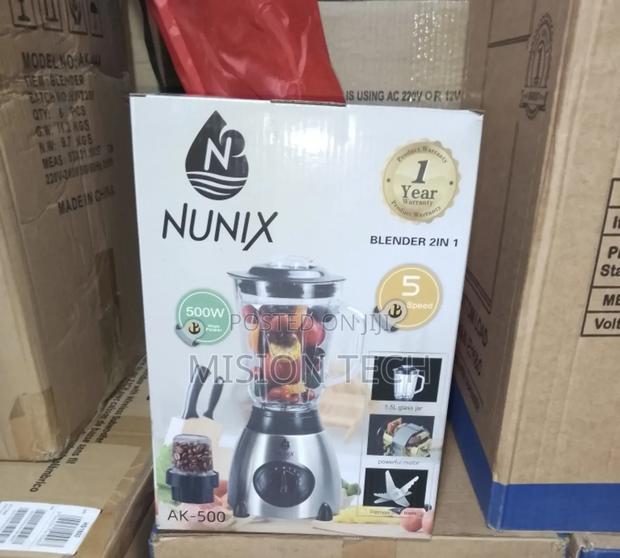 Nunix 2 in 1 Blender With Grinder