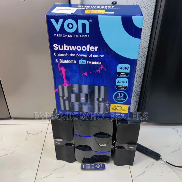 Von Ves1462es 2.1 Channel Subwoofer System - main view