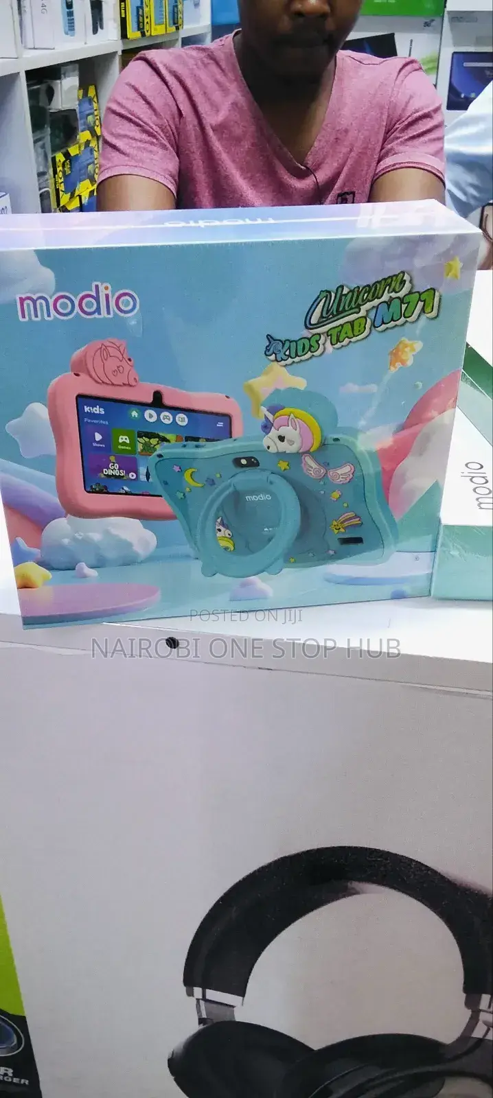 Modio M71 Baby Kids Tablet – Cartoon Unicorn Cover