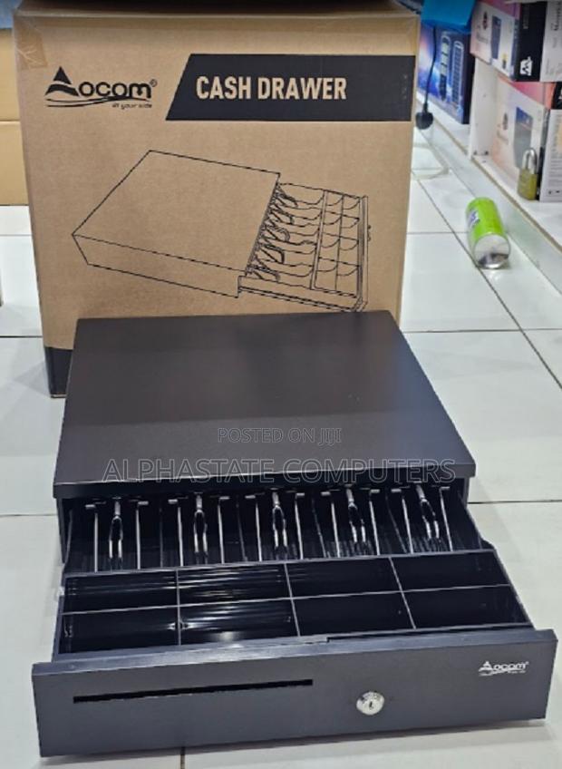 5 Tray Cash Drawer Automatic Opening via Printer Cable - main view