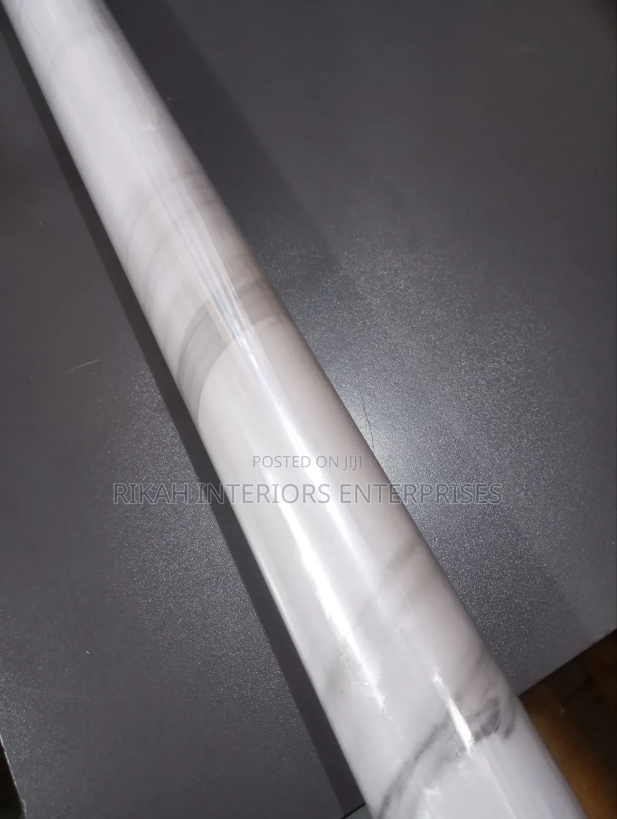 Ash White Marble Contact Papers for Kitchen Cabinets