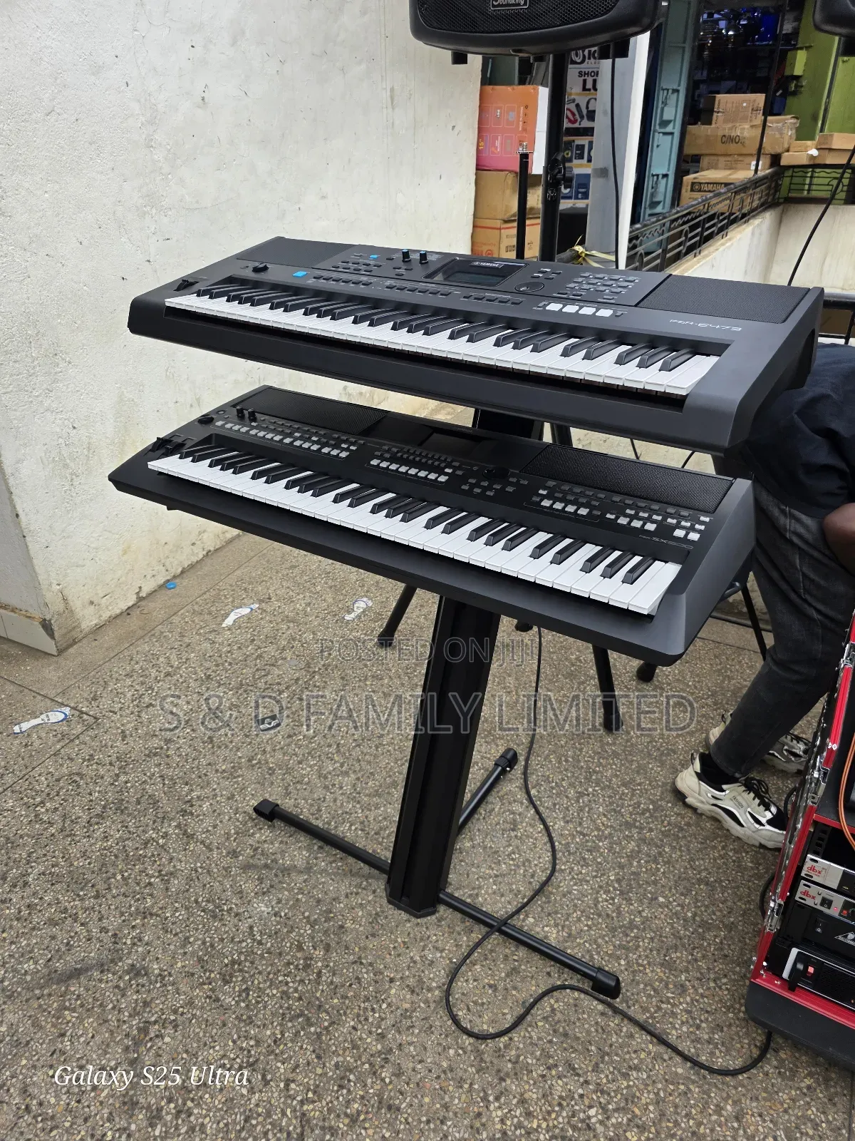 Soundking Sk102 Double Keyboard Stand