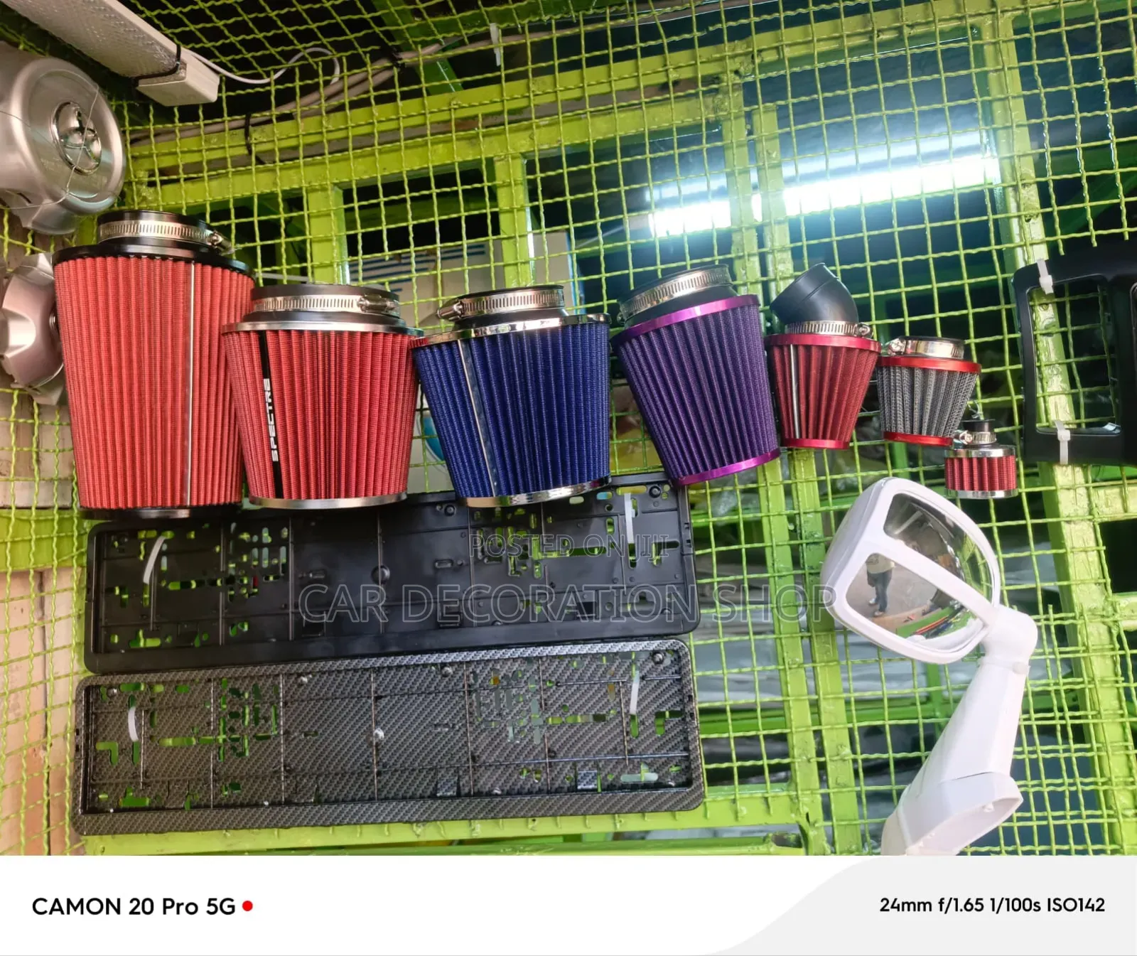 Cone Air Filter in Different Sizes and Prices